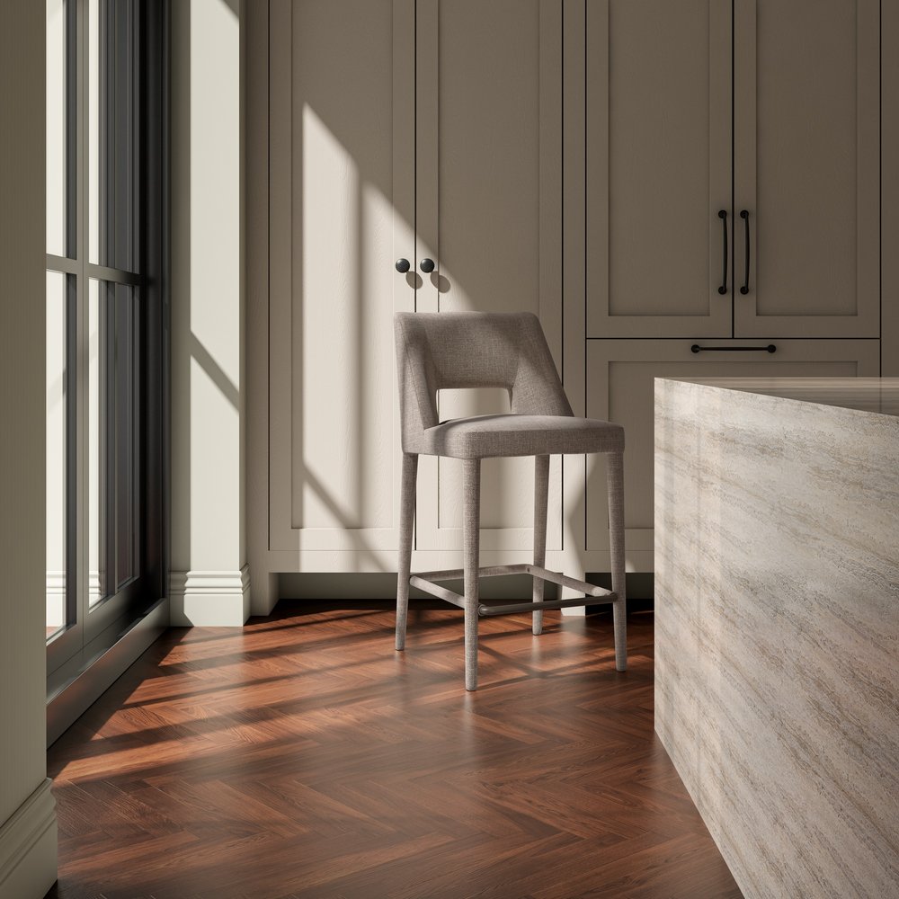 Moes Home - Joyce Counter Stool Light Brown - YM-1020-21 view 7
