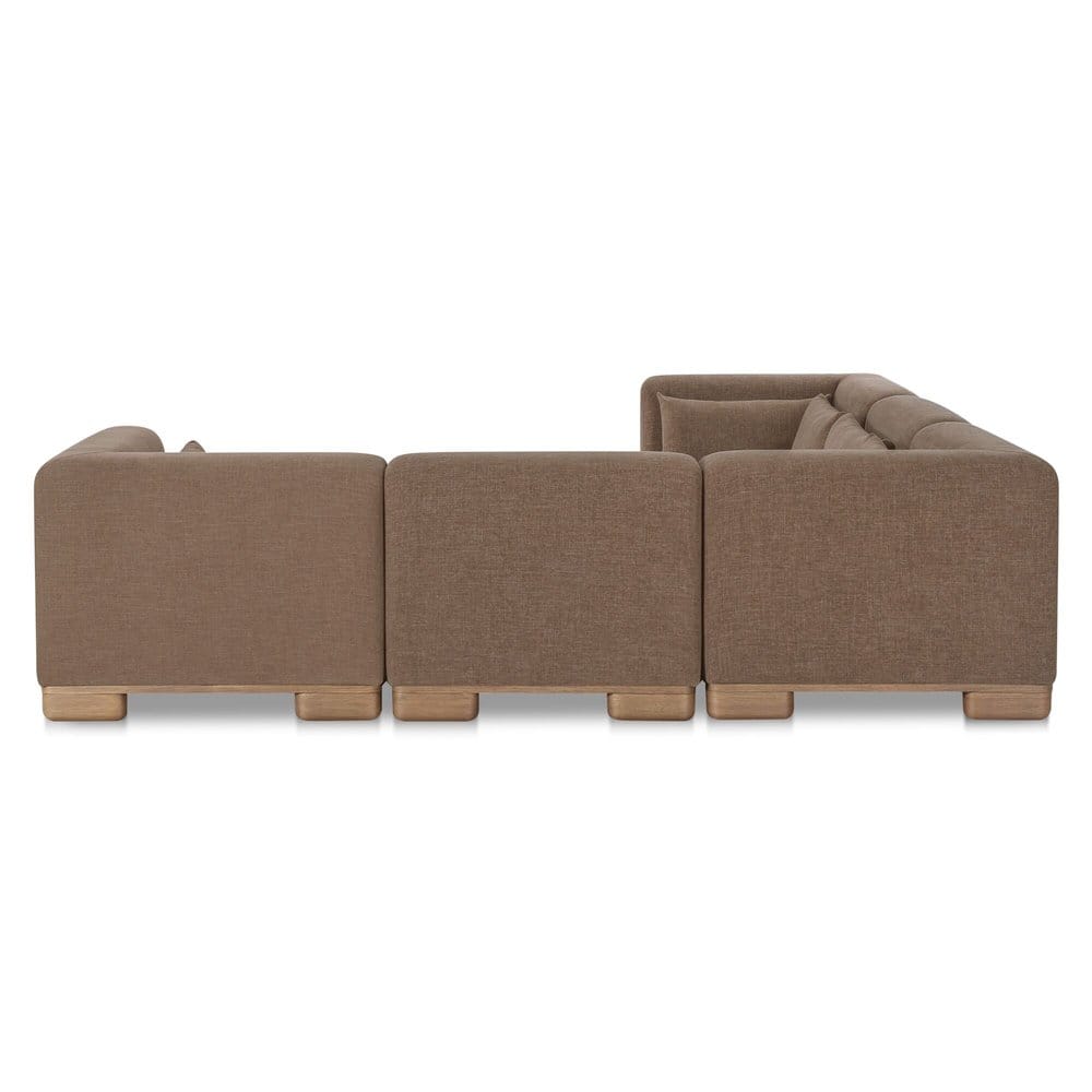Moes Home - June Classic L Modular Sectional Dark Brown - OA-1048-20 view 5