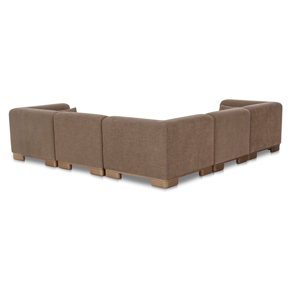 Moes Home - June Classic L Modular Sectional Dark Brown - OA-1048-20 view 6