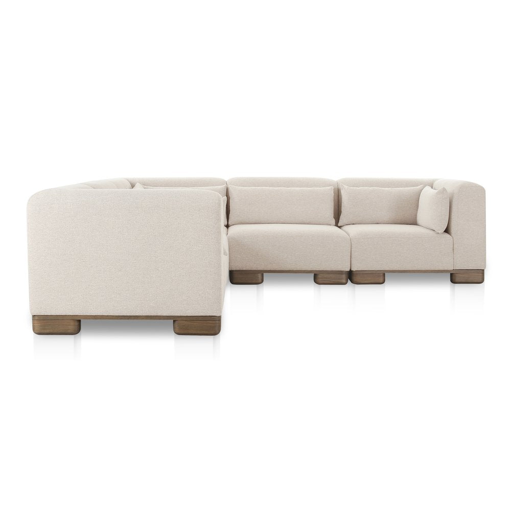 Moes Home - June Classic L-Shaped Modular Sectional Oatmeal - OA-1048-34 view 5