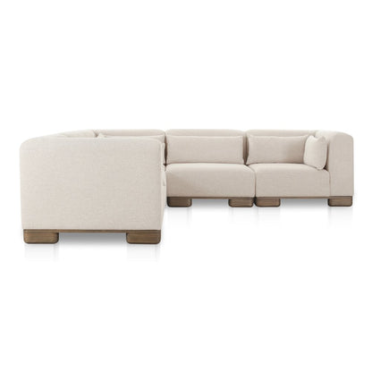 Moes Home - June Classic L-Shaped Modular Sectional Oatmeal - OA-1048-34 view 5