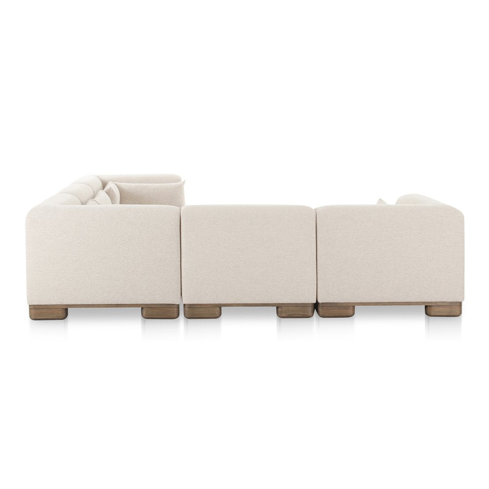 Moes Home - June Classic L-Shaped Modular Sectional Oatmeal - OA-1048-34 view 6