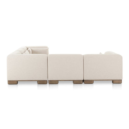 Moes Home - June Classic L-Shaped Modular Sectional Oatmeal - OA-1048-34 view 6