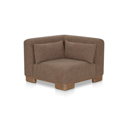 Moes Home - June Corner Chair Dark Brown - OA-1030-20 view 2
