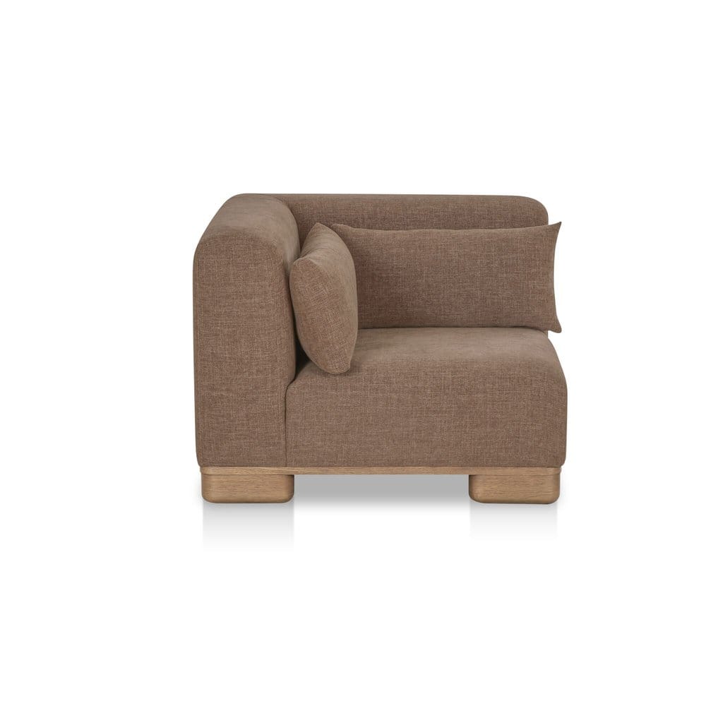 Moes Home - June Corner Chair Dark Brown - OA-1030-20 view 3