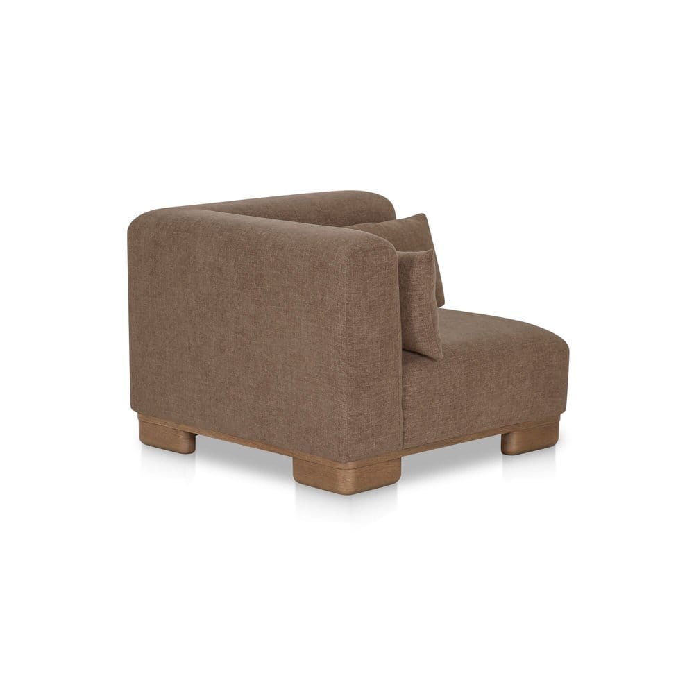 Moes Home - June Corner Chair Dark Brown - OA-1030-20 view 5