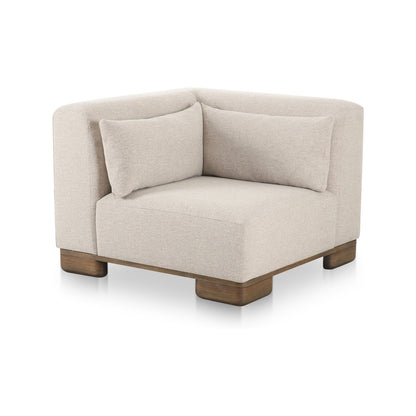 Moes Home - June Corner Chair Oatmeal - OA-1030-34 view 1
