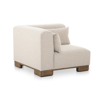 Moes Home - June Corner Chair Oatmeal - OA-1030-34 view 2