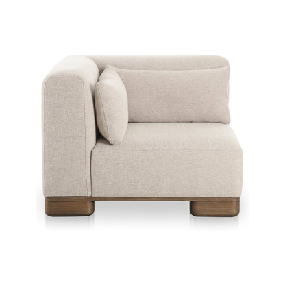 Moes Home - June Corner Chair Oatmeal - OA-1030-34 view 3