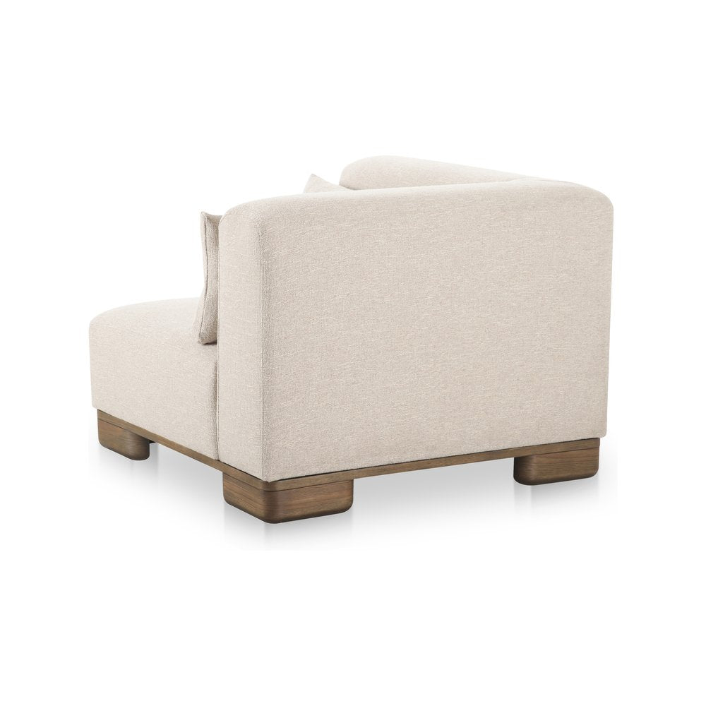 Moes Home - June Corner Chair Oatmeal - OA-1030-34 view 6