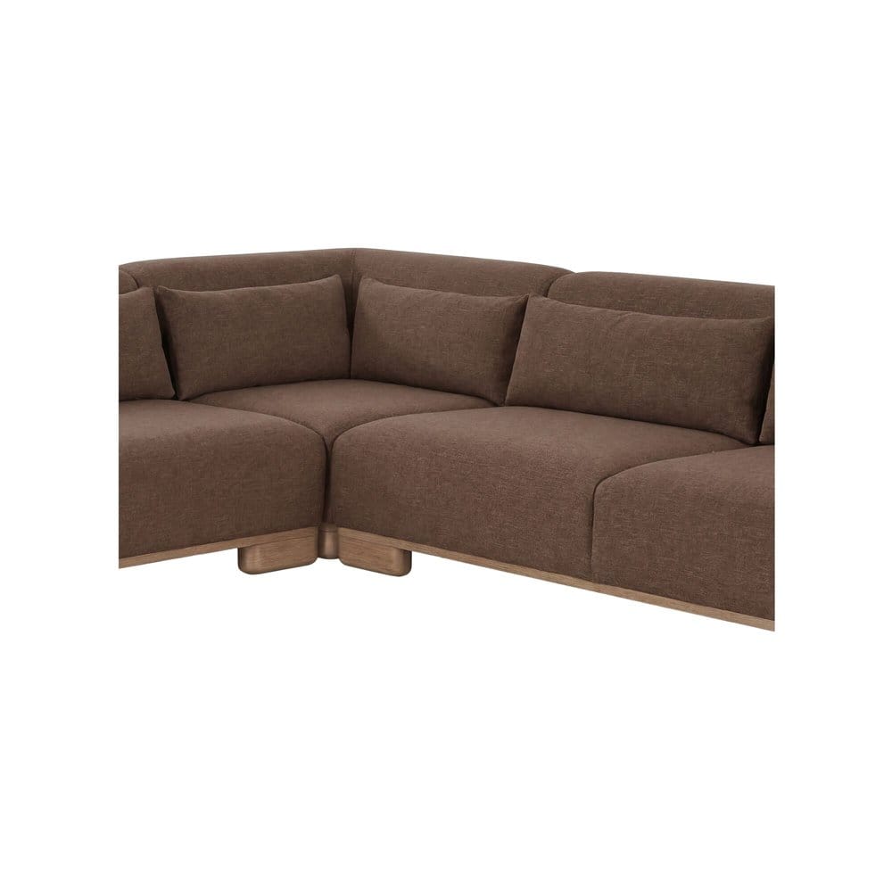Moes Home - June Corner Modular Sectional Dark Brown - OA-1050-20 view 5