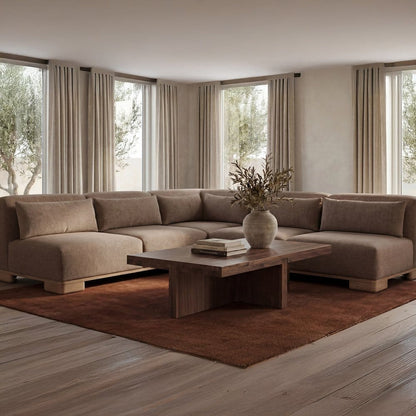 Moes Home - June Corner Modular Sectional Dark Brown - OA-1050-20 view 7