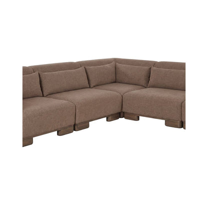 Moes Home - June Lounge Modular Sectional Dark Brown - OA-1046-20 view 6