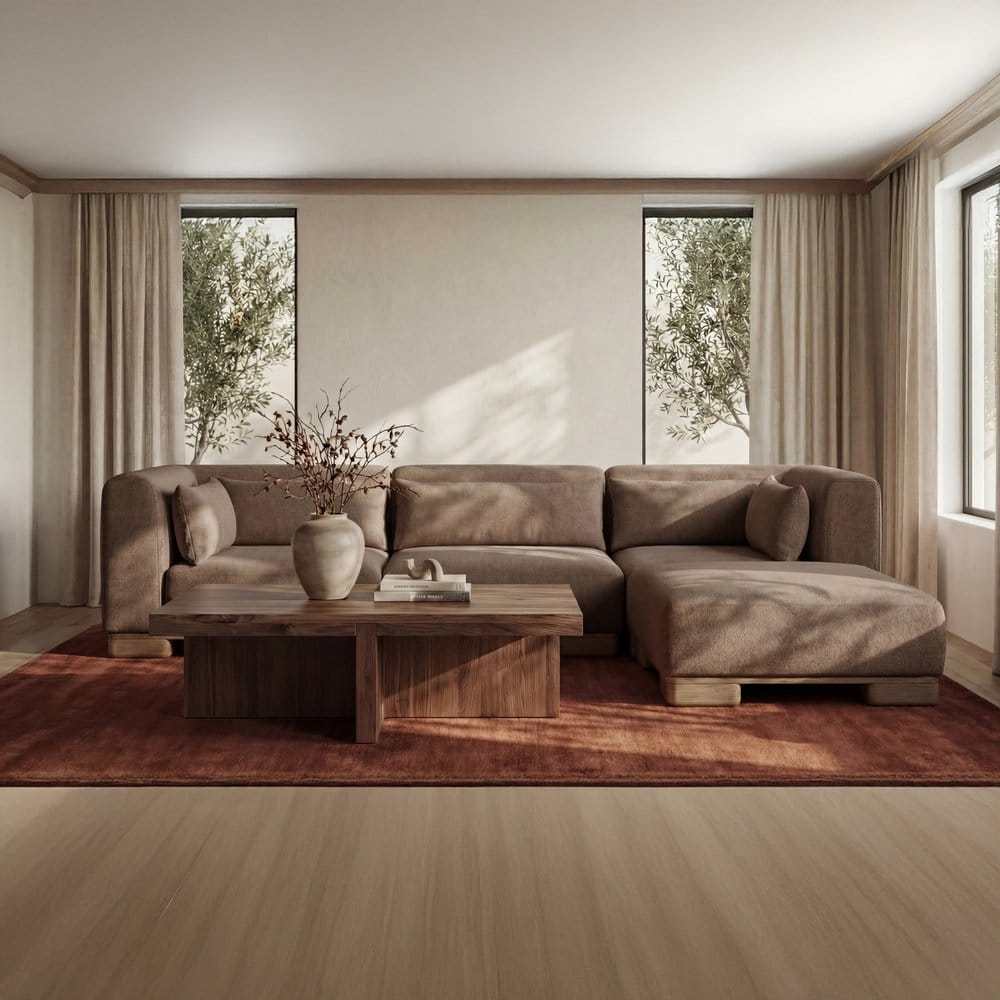 Moes Home - June Lounge Modular Sectional Dark Brown - OA-1046-20 view 8