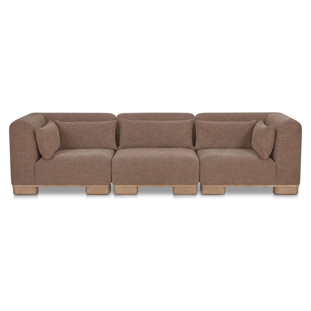 Moes Home - June Modular Sofa Dark Brown - OA-1045-20 view 1