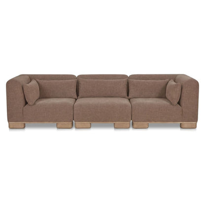 Moes Home - June Modular Sofa Dark Brown - OA-1045-20 view 1