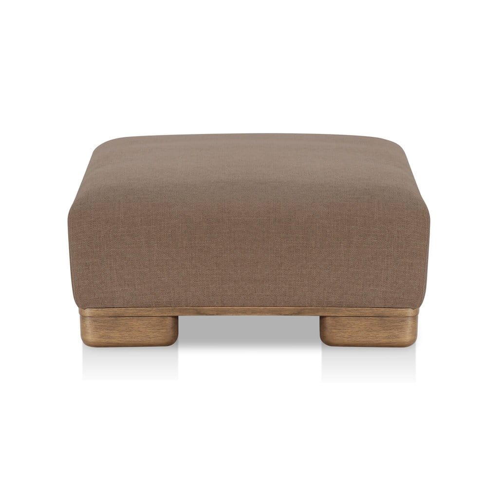 Moes Home - June Ottoman Dark Brown - OA-1033-20 view 2