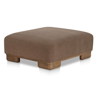 Moes Home - June Ottoman Dark Brown - OA-1033-20 view 4