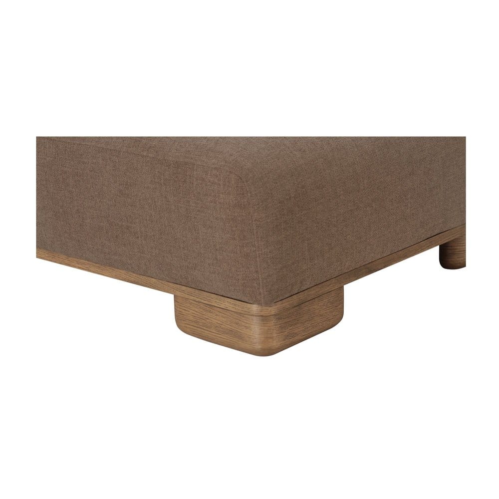 Moes Home - June Ottoman Dark Brown - OA-1033-20 view 6