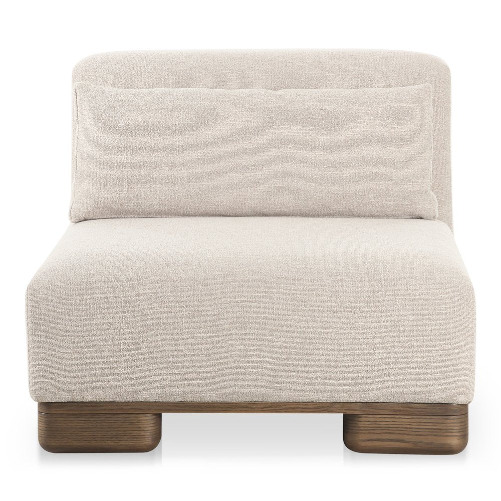 Moes Home - June Slipper Chair Oatmeal - OA-1031-34 view 1