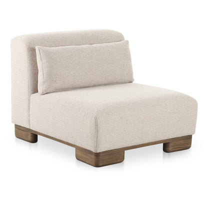 Moes Home - June Slipper Chair Oatmeal - OA-1031-34 view 3