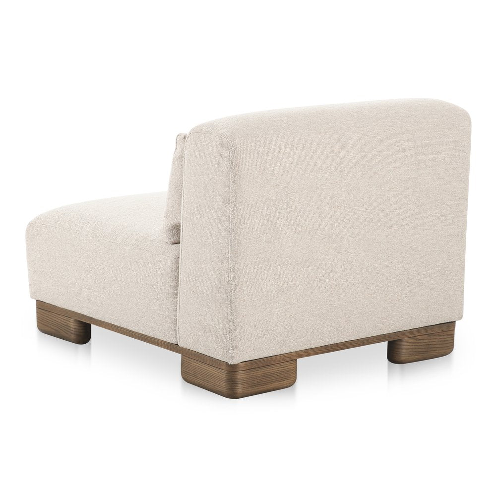 Moes Home - June Slipper Chair Oatmeal - OA-1031-34 view 6