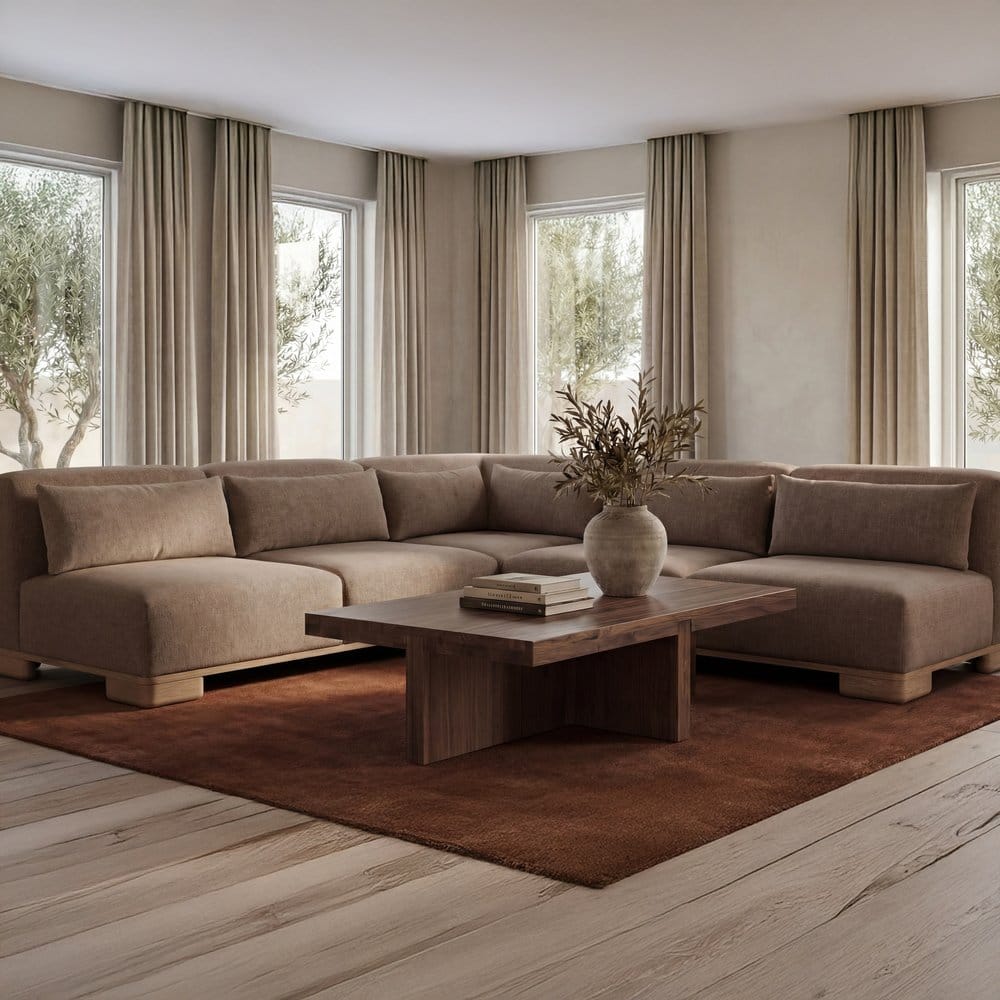 Moes Home - June Sofa Dark Brown - OA-1032-20 view 10