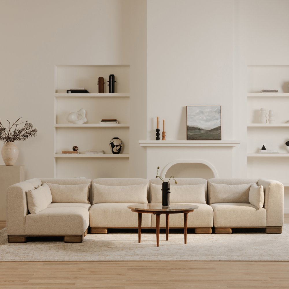 Moes Home - June Sofa Oatmeal - OA-1032-34 view 12