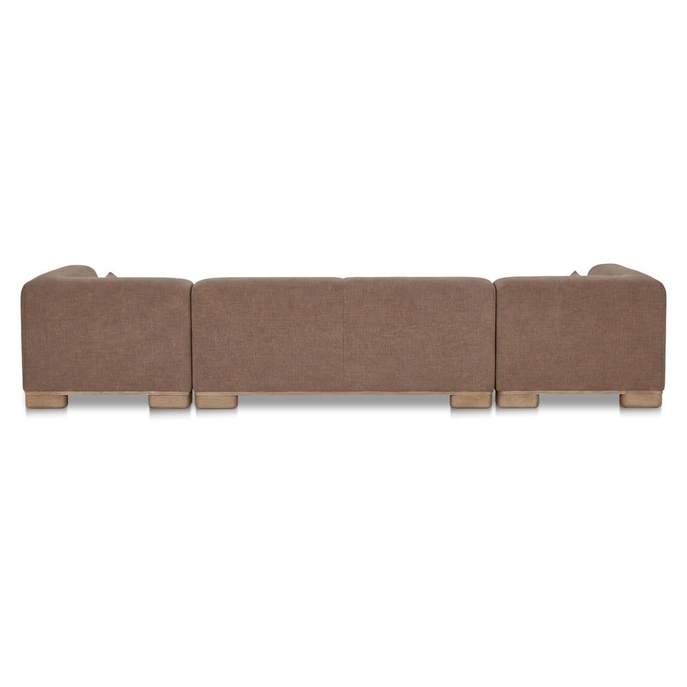 Moes Home - June U Shaped Modular Sectional Dark Brown - OA-1049-20 view 5