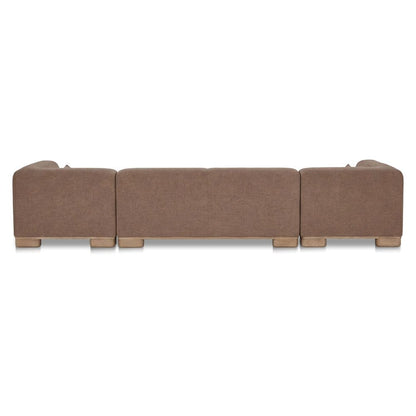 Moes Home - June U Shaped Modular Sectional Dark Brown - OA-1049-20 view 5