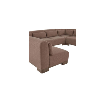 Moes Home - June U Shaped Modular Sectional Dark Brown - OA-1049-20 view 6