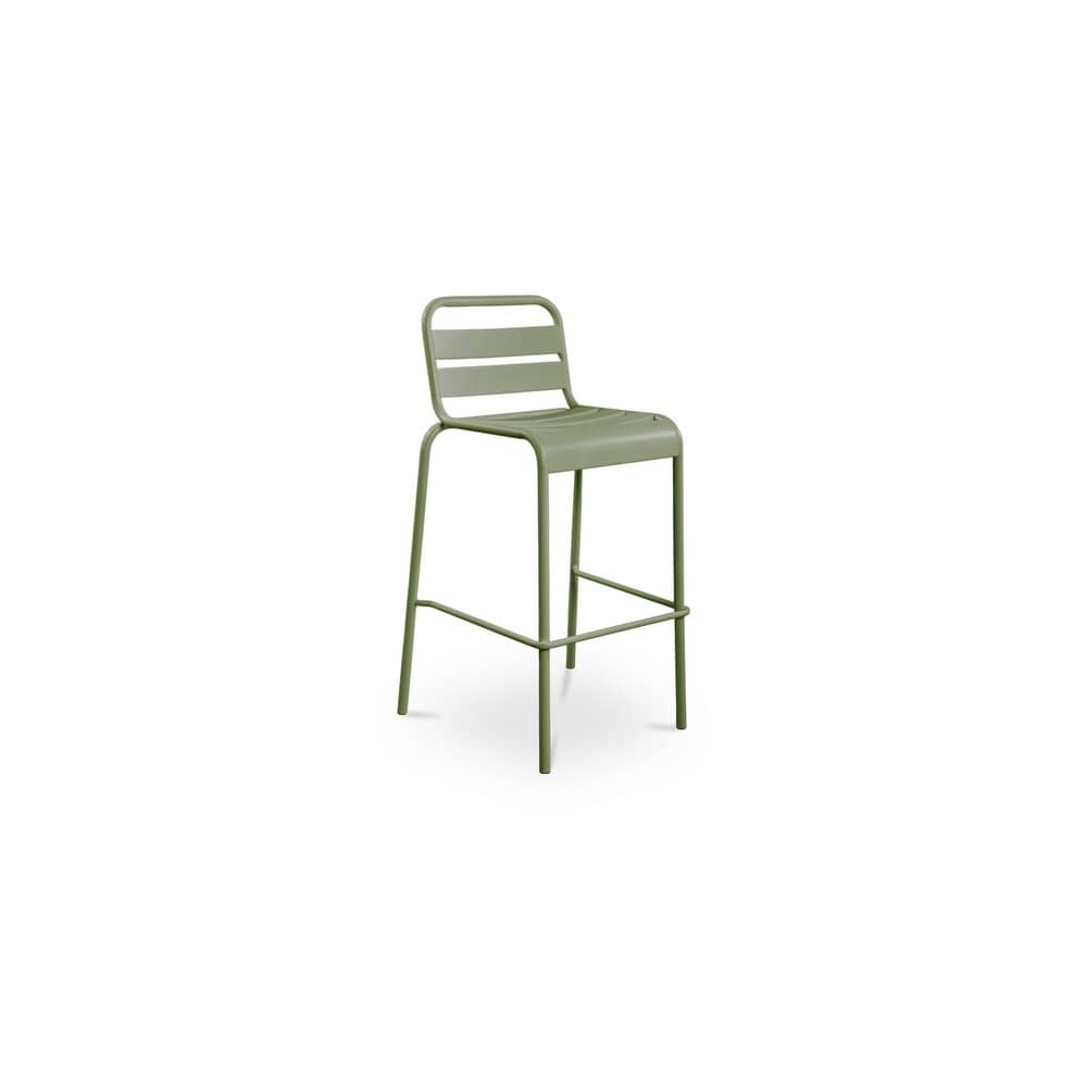 Moes Home - Kade Outdoor Bar Stool Green Set of 2 - QX-1022-16 view 4