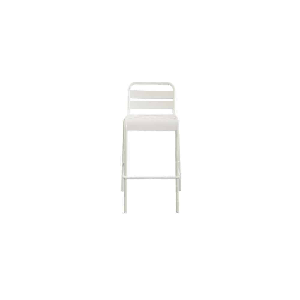 Moes Home - Kade Outdoor Bar Stool White Set of 2 - QX-1022-18 view 2