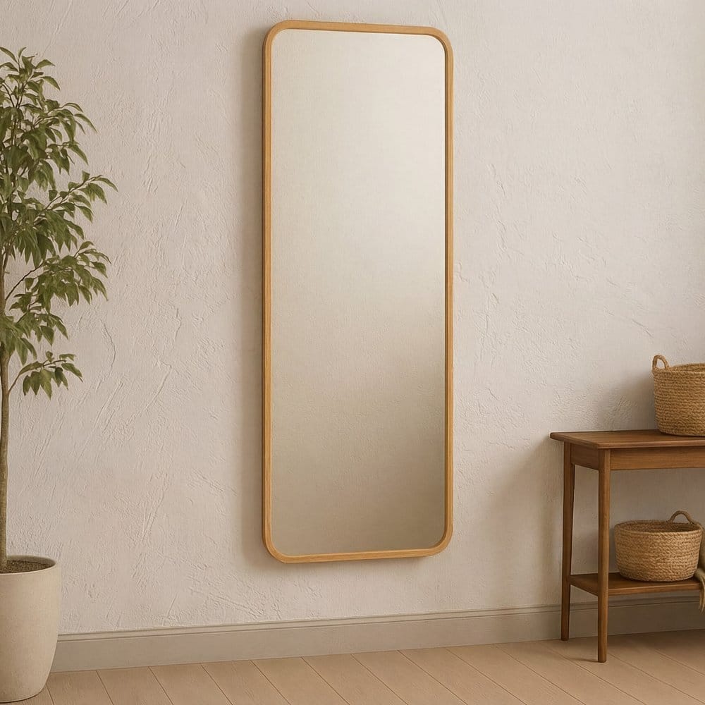 Moes Home - Kai Floor Mirror Oak - BC-1151-24 view 6