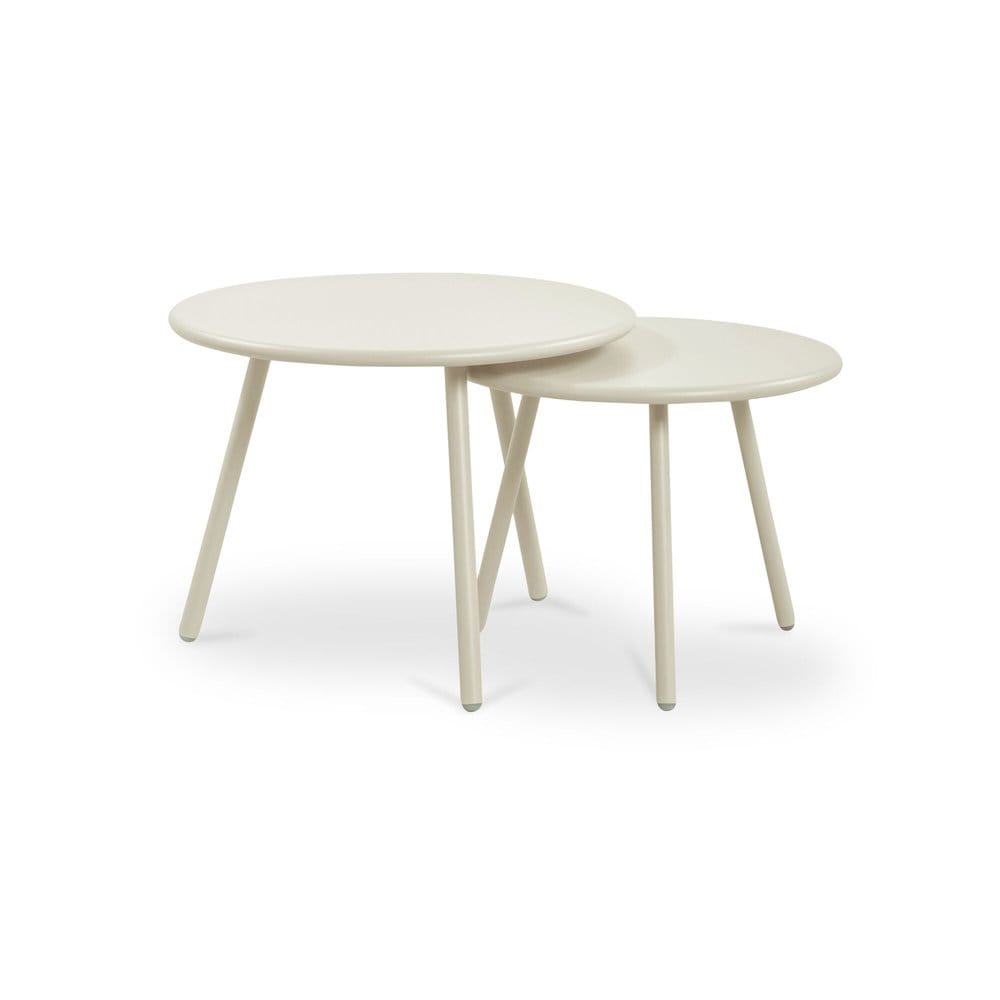 Moes Home - Kari Outdoor Nesting Coffee Table Cream - QX-1020-05 view 1