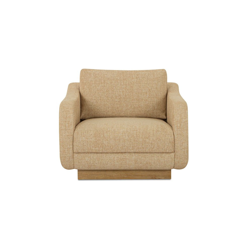 Moes Home - Keane Lounge Chair Ochre - FO-1046-09 view 1