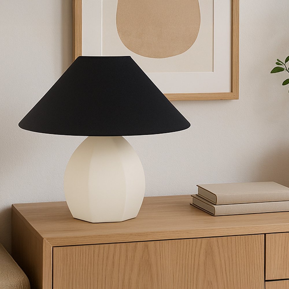 Moes Home - Keeley Table Lamp White - OD-1029-05 view 4