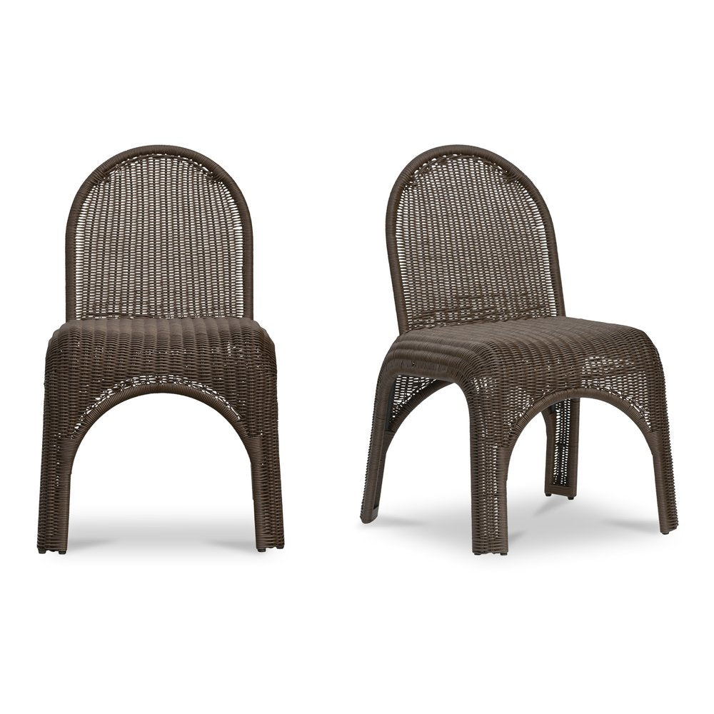 Moes Home - Kendall Outdoor Dining Chair Brown-Set of 2 - GE-1006-03 view 1
