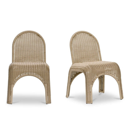 Moes Home - Kendall Outdoor Dining Chair Natural-Set of 2 - GE-1006-24 view 1