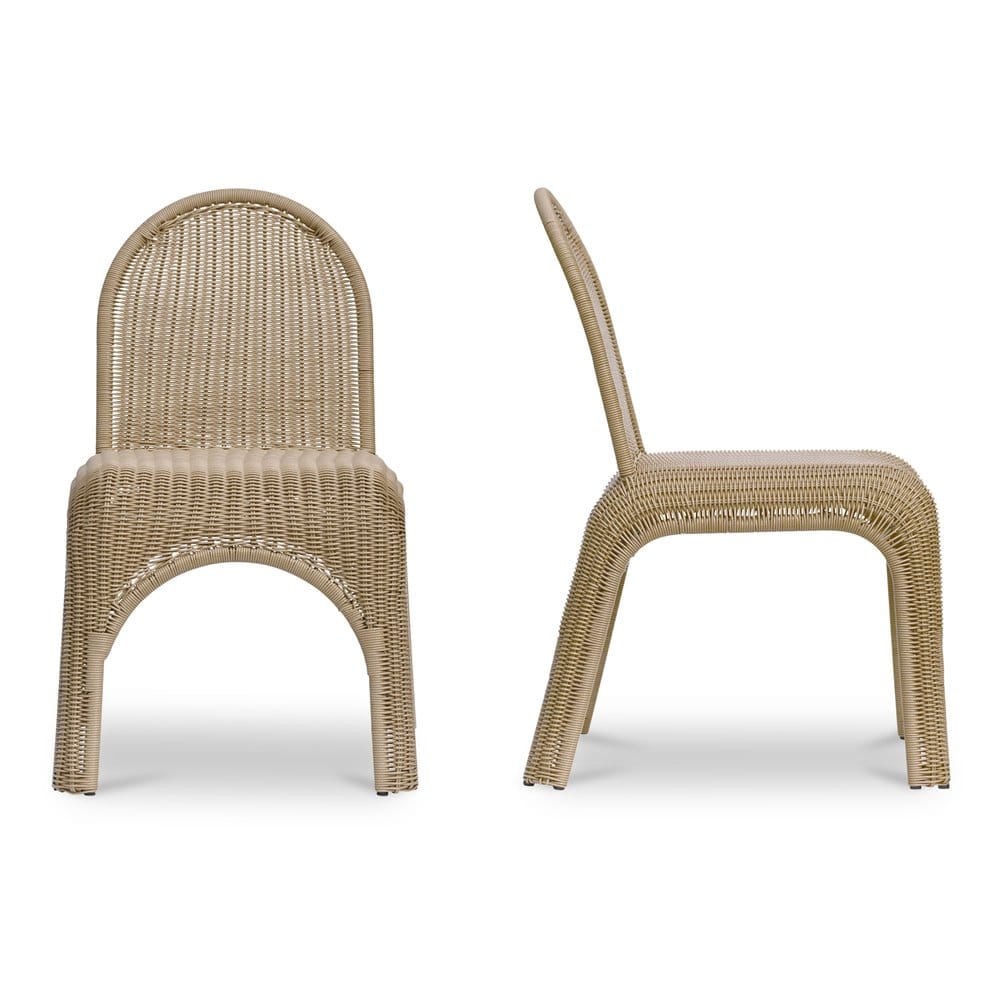Moes Home - Kendall Outdoor Dining Chair Natural-Set of 2 - GE-1006-24 view 4