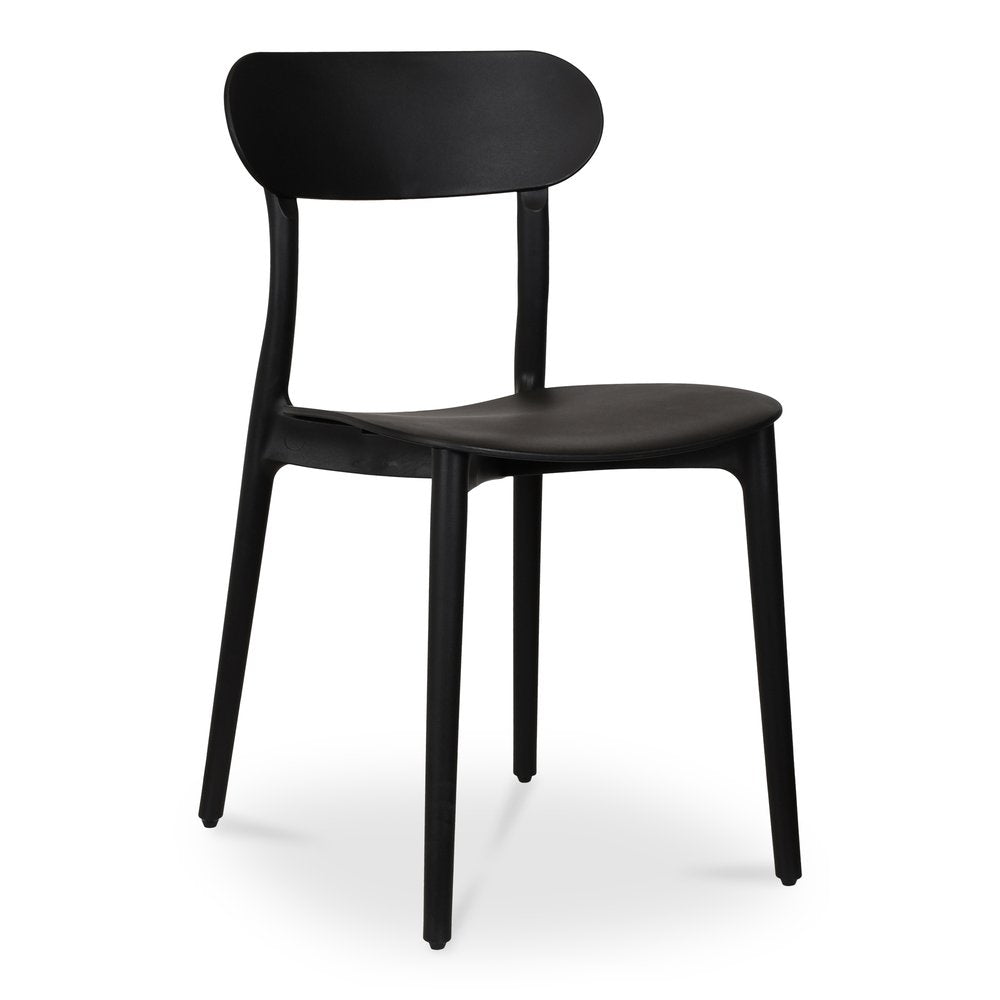 Moes Home - Kent Outdoor Dining Chair Black - Set of 2 - QX-1017-02 view 3