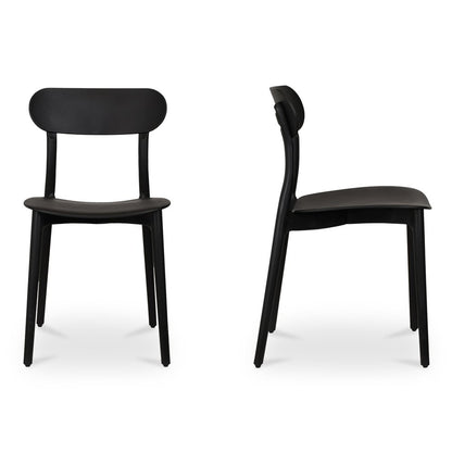 Moes Home - Kent Outdoor Dining Chair Black - Set of 2 - QX-1017-02 view 4