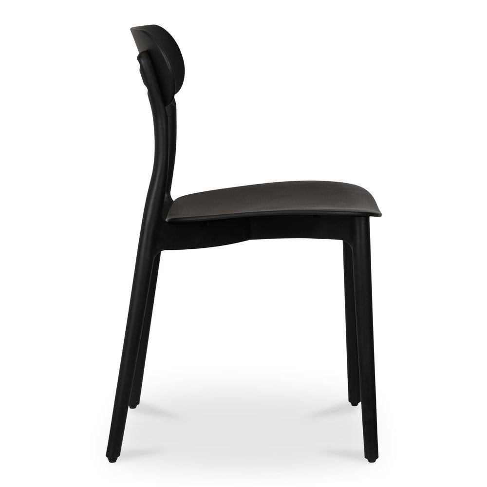 Moes Home - Kent Outdoor Dining Chair Black - Set of 2 - QX-1017-02 view 5