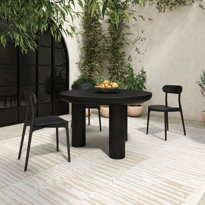 Moes Home - Kent Outdoor Dining Chair Black - Set of 2 - QX-1017-02 view 9