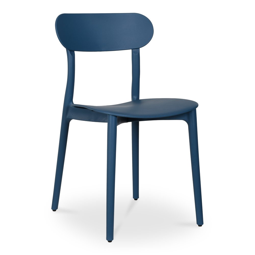 Moes Home - Kent Outdoor Dining Chair Navy - Set of 2 - QX-1017-46 view 3