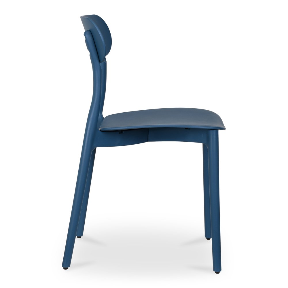 Moes Home - Kent Outdoor Dining Chair Navy - Set of 2 - QX-1017-46 view 5