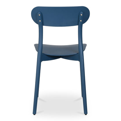 Moes Home - Kent Outdoor Dining Chair Navy - Set of 2 - QX-1017-46 view 6