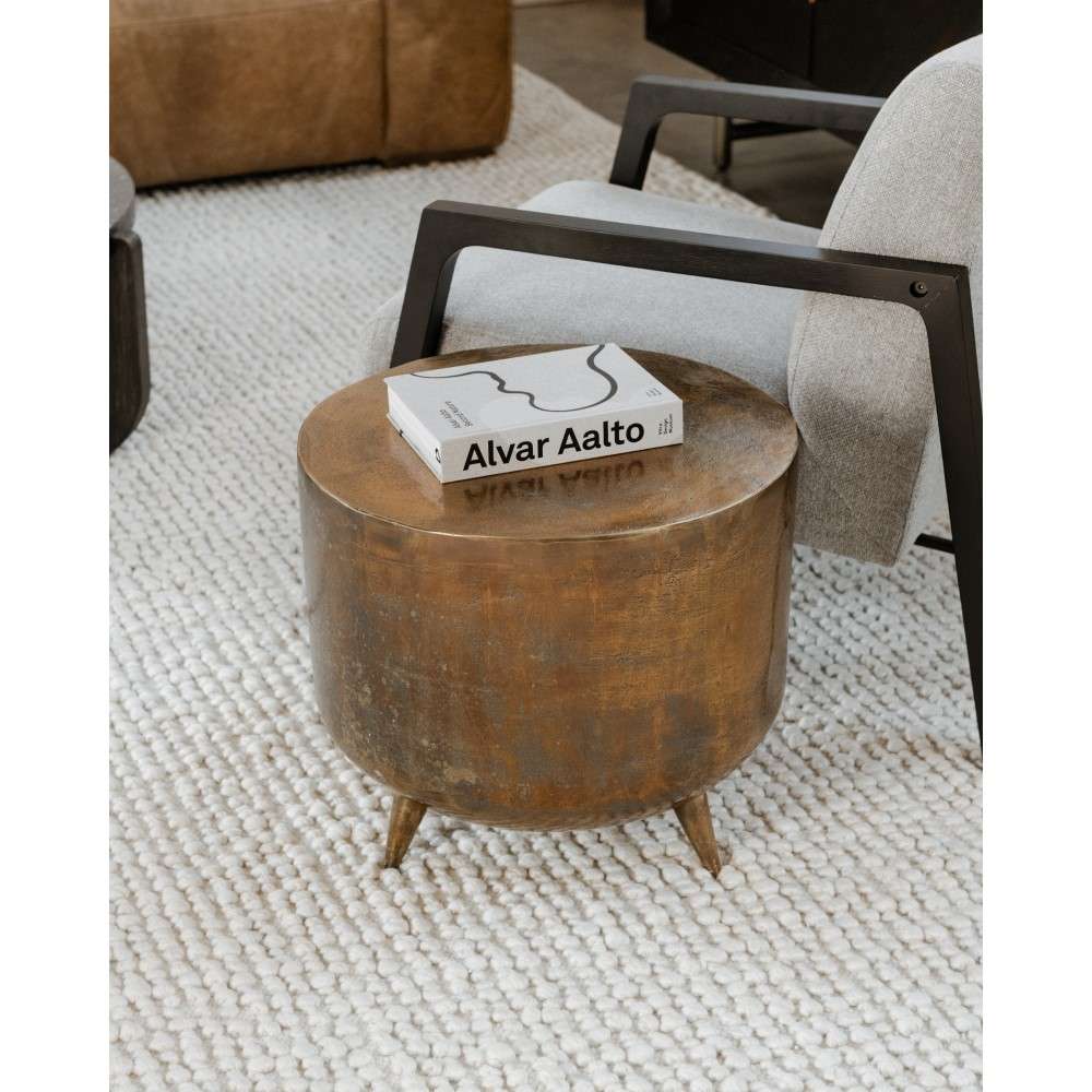 Moes Home - Kettel Accent Table in Brass - QK-1001-43 veiw 3
