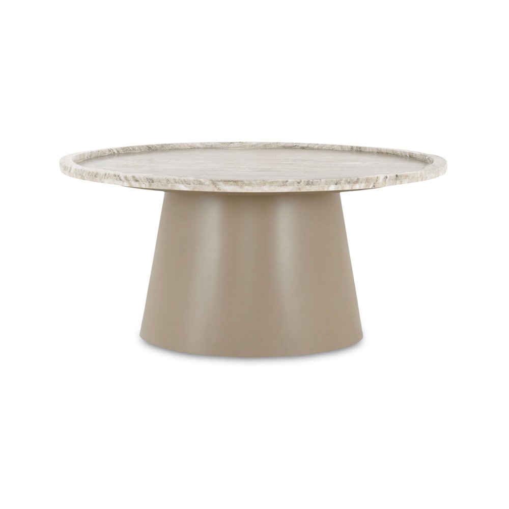 Moes Home - Kimberley Coffee Table White Marble - GK-1138-18-0 view 1