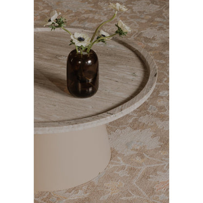 Moes Home - Kimberley Coffee Table White Marble - GK-1138-18-0 view 6